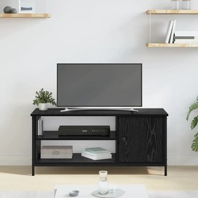 TV szekrény Musta tammi 100 x 40 x 45 cm Faanyag