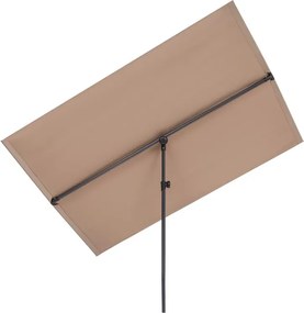 Blumfeldt Flex-Shade XL, napernyő, 150 x 210 cm, poliészter, UV 50, szürkésbarna