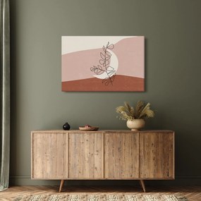 Kép - Boho levelek N⁰2 (90x60 cm)