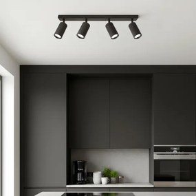 Brilagi - LED RGBW fényerőszabályozható spotlámpa SELE MODERN 4xGU10/4,8W/230V fekete