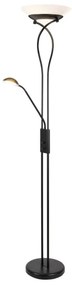 Rabalux 4554 - Állólámpa GAMMA TREND 2xE27/15W+1xG9/40W/230V fekete