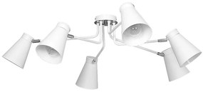 Luminex Mennyezeti lámpa BEVAN 6 6xE27/60W fehér LU5028