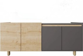 Ravenna Modern 180 - Sapphire Oak, Anthracite