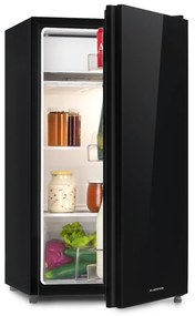 Klarstein Luminance Frost, hűtőszekrény, 91 liter, E energiahatékonysági osztály, zöldség rekesz, 2 üvegpolc, fekete