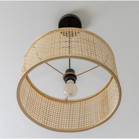 Brilagi - LED függőlámpa kábellel CERIA BOHO 1xE27/40W/230V átm. 25 cm bambusz