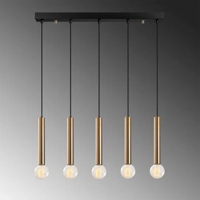 Kábelcsillár TEMPO 5xE27/40W/230V arany