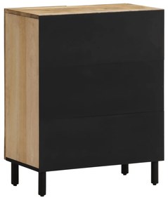 tömör mangófa tálalószekrény 60 x 33 x 75 cm