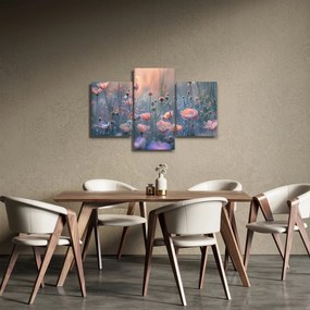 Kép - Virágok pasztell színekben (90x60 cm)