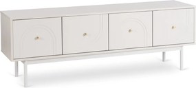 MARLEN TV szekrény 155 cm, kasmír, bordázott