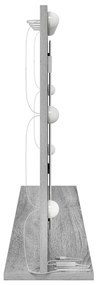 Pipere tükör Szürke sonoma Forgácslap, Üveg 100 x 55 x 18 cm