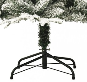 PVC és PE műkarácsonyfa pelyhes hóval 180 cm