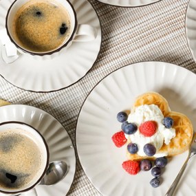 Mäser 4 db-os csészeszett OSITA – 200 ml, krém színű