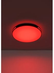 Eglo 300687-LED RGBW Dimmelhető mennyezeti lámpa MONTEGRANARO-Z LED/18,5W/230V fekete + távirányító