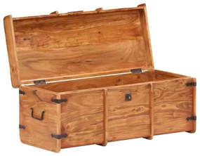 tömör akácfa tárolóláda 90 x 40 x 40 cm