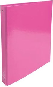 Gyűrűs könyv, 4 gyűrű, 40 mm, A4, karton, EXACOMPTA Iderama, rózsaszín (EX519296E)