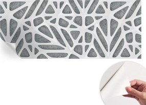 Öntapadós tapéta Fali furnér 3D hatás Geometrikus háló 250x104 cm