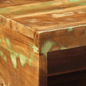 tömör újrahasznosított falra szerelhető TV-szekrény 80x30x19 cm