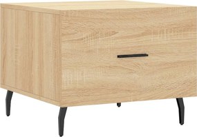 vidaXL sonoma tölgy színű szerelt fa dohányzóasztal 50 x 50 x 40 cm