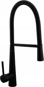 Erco fekete konyhai csaptelep rugalmas kifolyócsővel