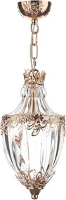 DAR LIGHTING OTT0135 OTTOMAN Klasszikus Függesztett Lámpa Átlátszó, Arany E14 IP20