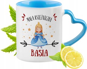 Kék Bögre Szív Alakú Füllel Basinak Ideális Ajándék