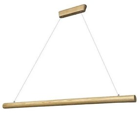 LED Csillár zsinóron LED/22W/230V 4000K 120 cm kőris/tömör fa