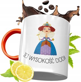 Narancssárga Bögre Nagynéninek Tökéletes Ajándék fényképes nyomtatással