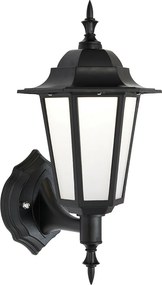ENDON 78617 EVESHAM Klasszikus Kültéri Fali Lámpa Matt Fekete LED IP44
