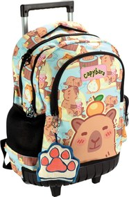 Kapibara Chill prémium gurulós iskolatáska, táska 42 cm