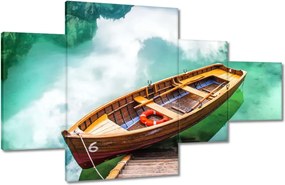 Képek 130x80 Csónak a hegyi tavon