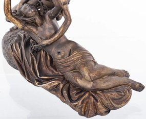 Dekorfigura Arany, Barna 28x28x16cm