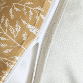 Mikroszálas flanel ágyneműhuzat KOSTAR sárga Ágyneműhuzat mérete: 2 db 70 x 90 cm | 200 x 220 cm