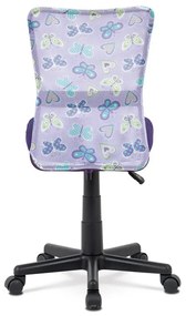 Gyerek Forgószék, Magasságállítás, Lila Hálós. KA-2325 PUR