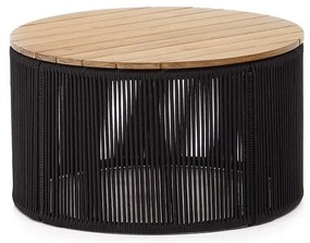 Kerek kerti dohányzóasztal akácfa asztallappal ø 70 cm Dandara – Kave Home