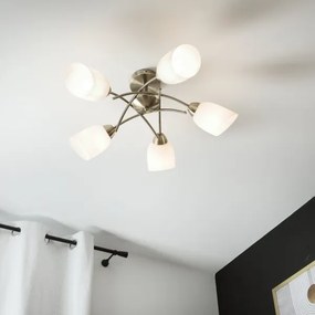 Felületre szerelhető csillár DONNA 5xE27/60W/230V patina