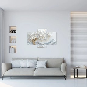 Kép – 3D elegáns életfa (90x60 cm)