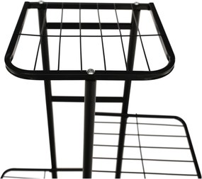 Fém állvány a virágokra, sötétszürke, BAMIR TYP 1