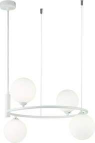MAYTONI MOD013PL-04W RING Modern Függesztett Lámpa Fehér G9 IP20