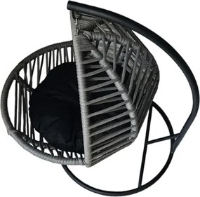 Hintafotel macskáknak, szürke 45x45x70 cm