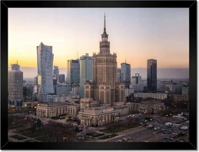 Poszterek keretben 40x30 Varsó Főváros Lengyel