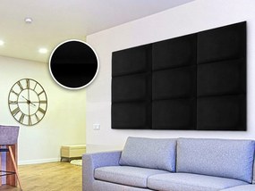 Kárpitozott panel Soundless 40x30 cm (fekete). 1068534