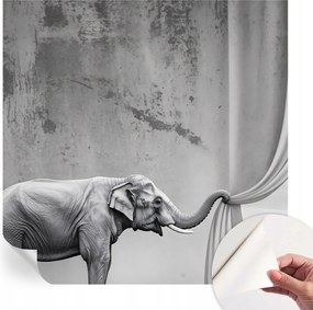Dekoratív öntapadós tapéta Divatos minták Szürreális elefánt 250x250