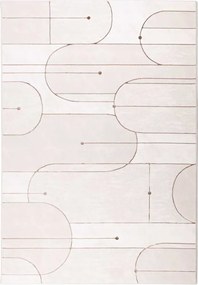 Creation szőnyeg 80×150 cm geometria szürke-bézs modern stílus