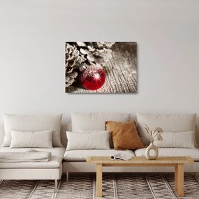 Üveg kép - Karácsonyi dekorációk (70x50 cm)