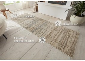 Bézs futószőnyeg 80x200 cm Terrain – Hanse Home