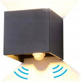 Kültéri Led mozgásérzékelő lámpa fali lámpa IP65 vízálló