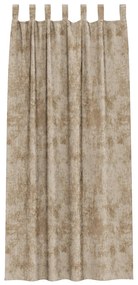 Bársonyfüggönyök 2 db szemes sampán 245x140 cm
