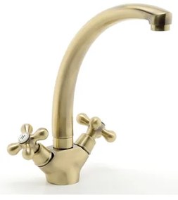 FERRO - ANTICA mosogató csaptelep, bronz