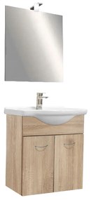 Zeus 65 komplett fürdőszoba bútor Sonoma tölgy