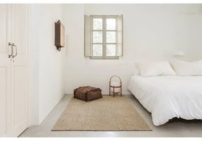 Khaki mosható-kézi szövésű gyapjú futószőnyeg 80x230 cm Unexpected Wool – Lorena Canals